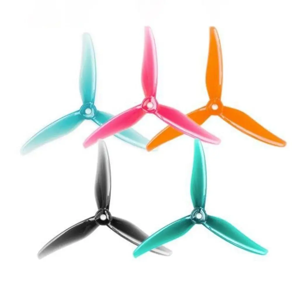 2 pairs Gemfan 51466 V2 5inch 3 Blade/Tri-Blade Propeller Props FPV Brushless motor For FPV Racing Drone 6 Colors