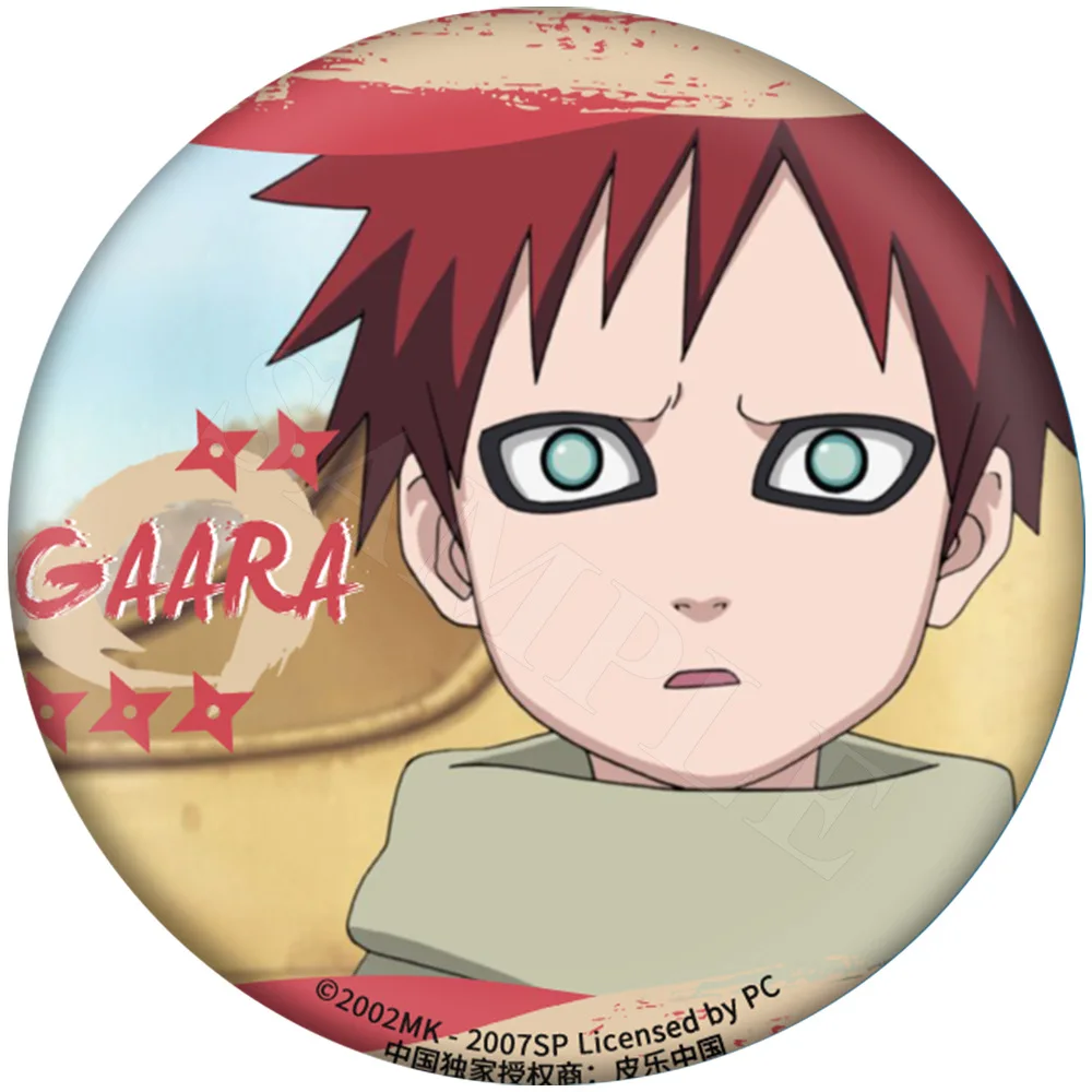 Officially Licensed Naruto Character Cosplay Badge Collection