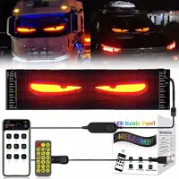 RGB LED Car Sign Animation LED Matrix Pixel Panel DIY Programmable Bluetooth App Control LED Panel Flexible Display Light 1
