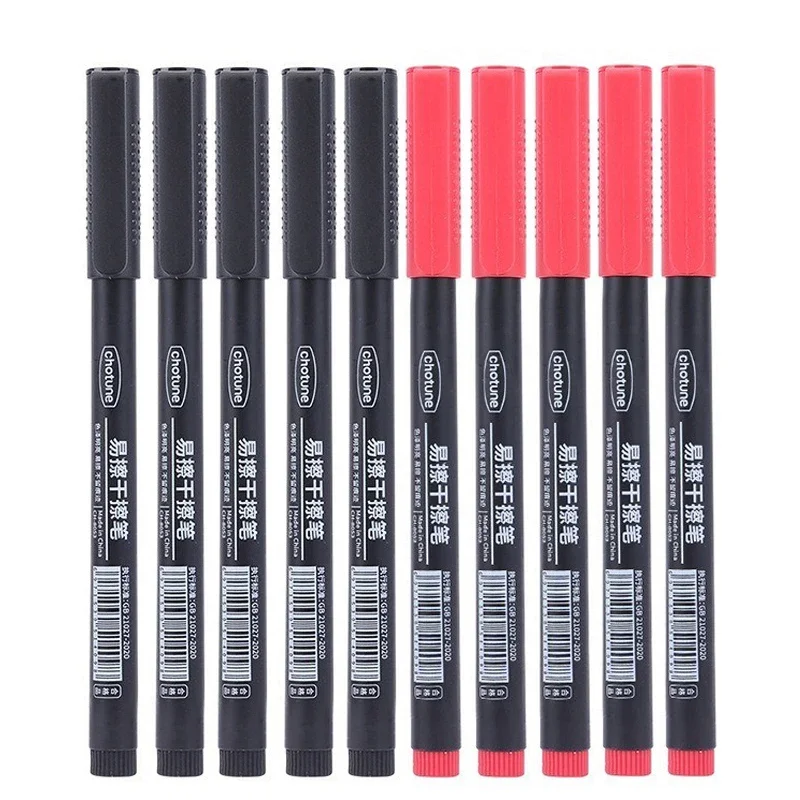 Ultra Fine Tip Dry Erase Markers Set - 0.5mm, 3 Vibrant Colors
