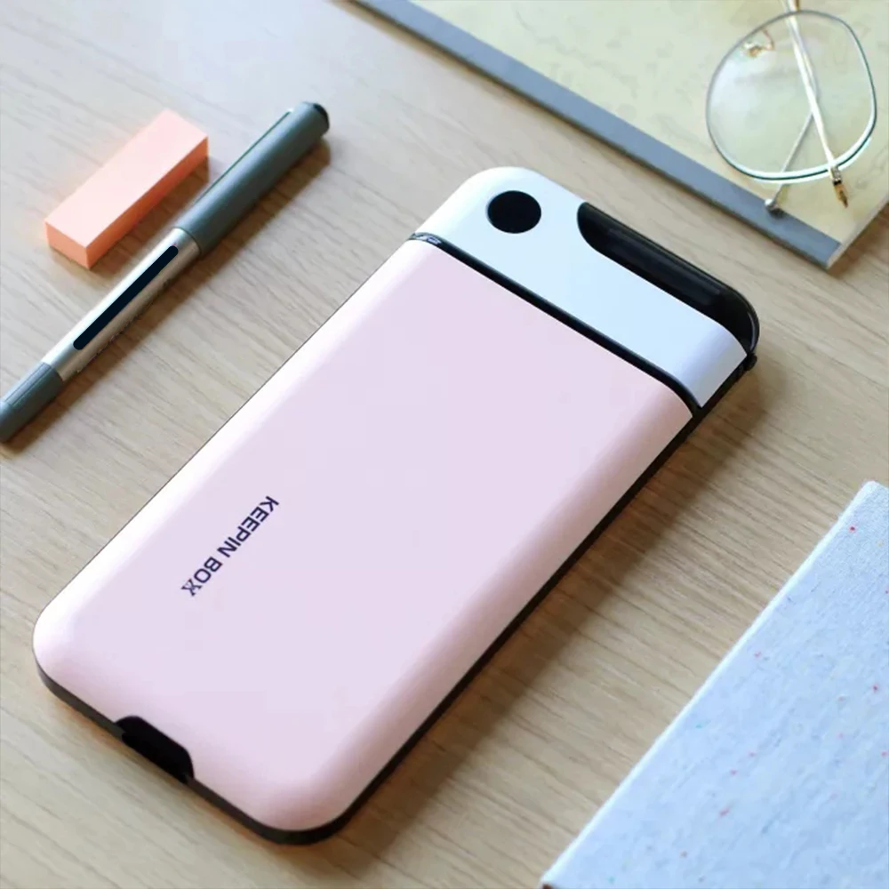 Keepin Box Smart Phone Lock Box Timer Bag Portable Mobile Phone Safe Locking Case Self-Discipline Cell Phones Timed Lockbox