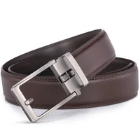 Unisex Click Belts for Men Luxury Brand Designer Fashion Automatic Buckle Genuine Leather Men's Belt Male Jeans Waist Strap Blue - Image 4