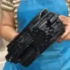 Natural Beautiful Black Tourmaline Quartz Specimen Crystal  Home Demagnetization Decoration Energy  Gem 3