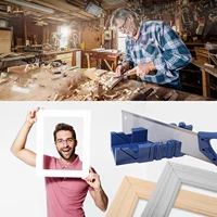 45° Miter Saw 45° Miter Saw Cabinet Kit 45° Miter Saw with Storage Box Rugged Stable Angle Cutting Hand Miter Saw Cabinet Set 1