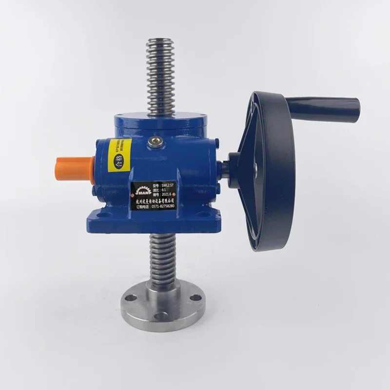 Leading Screw Lift Handwheel Collar Cegar Swl1T/2.5T Hand-Cranking Worm Lifting PlatformSWL Lift Reducer cnc handwheel