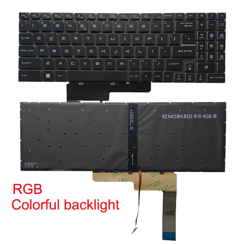 Replacement keyboard for MS GL66 GF66 MS-1581 1582 1583 1585 GL76 MS-17L1 L2 laptop backlight keyboard