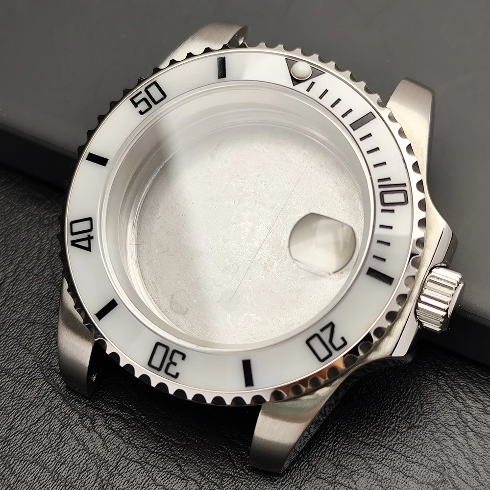 Premium 40.5MM Sapphire Glass GMT Case with Bidirectional Rotating Bezel for 28.5MM Dial and 20mm Strap