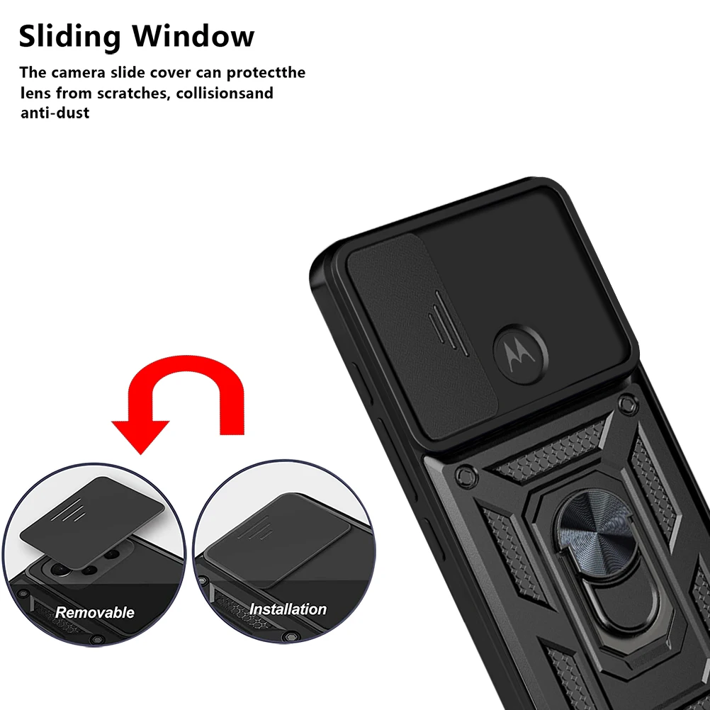 Phone Case Shockproof Armor Case For Motorola G62 G60S G54 5G Camera Lens Protection Fundas For G9 G04 G24 G10 G14 G24 4G Plus Play Power
