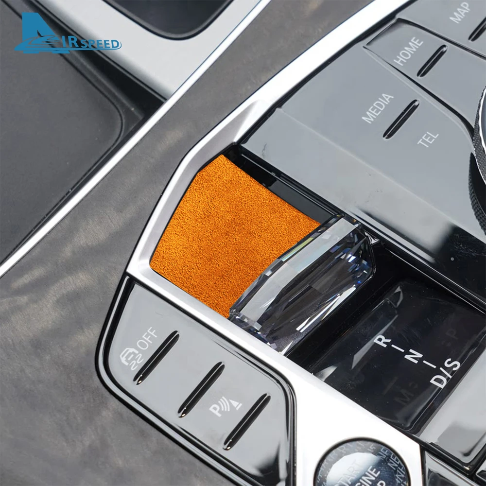 BMW 3 4 시리즈 G20 G28 G22 G23 G26 IX3 G08 X5 G05 X6 G06 X7 G07 2023-2026 LHD RHD용 스웨이드 자동차 기어 변속기 스크래치 방지 스티커