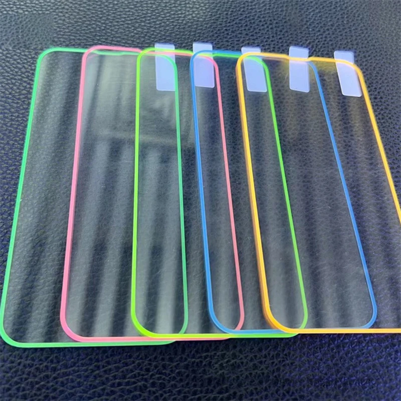 Luminous Tempered Glass Screen Protector Set - 3 Pack Fluorescent Film, 9H Hardness