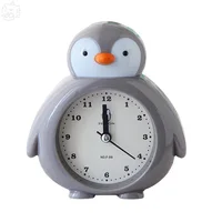 Little Penguin Student Cartoon Alarm Clock Children's Bedroom Lazy Little Alarm Clock 2