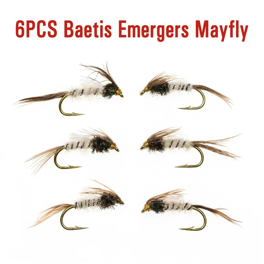 Vtwins Baetis Nymphs Emergers Flies Pheasant Mayfly Fly Fishing