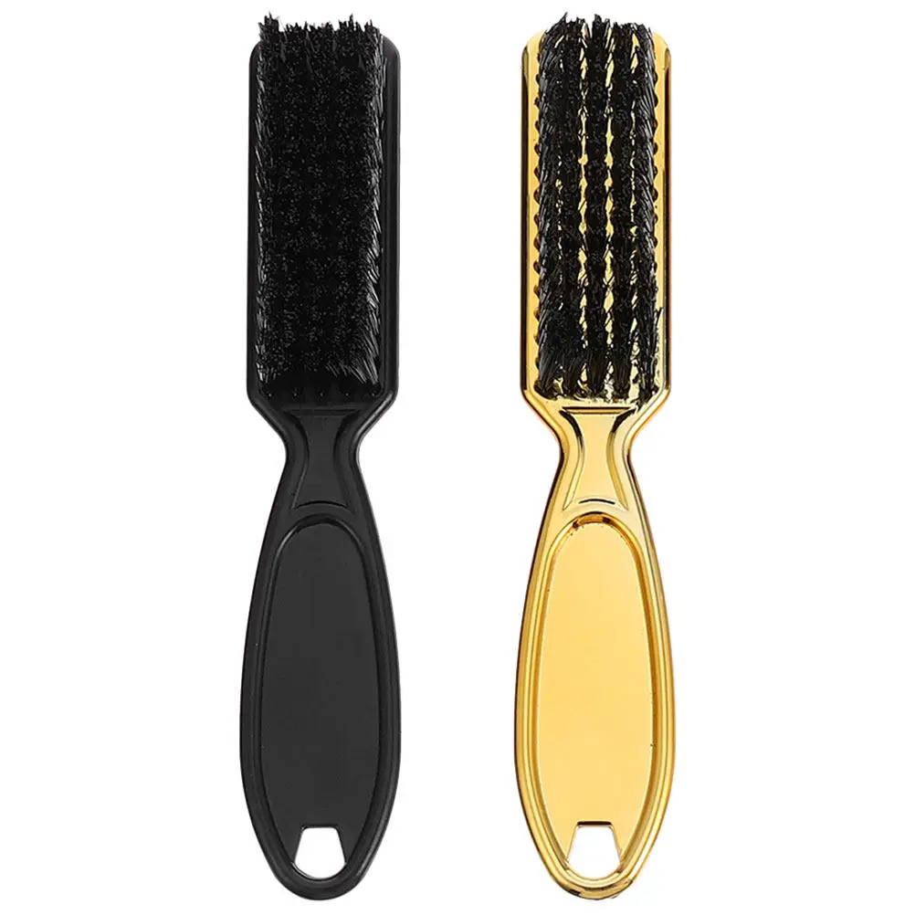 2Pcs 청소용 헤어 브러시 고밀도 소프트 헤드 넥 더스터 편안한 그립 이발사 헤어 커팅 청소 도구 살롱 사용