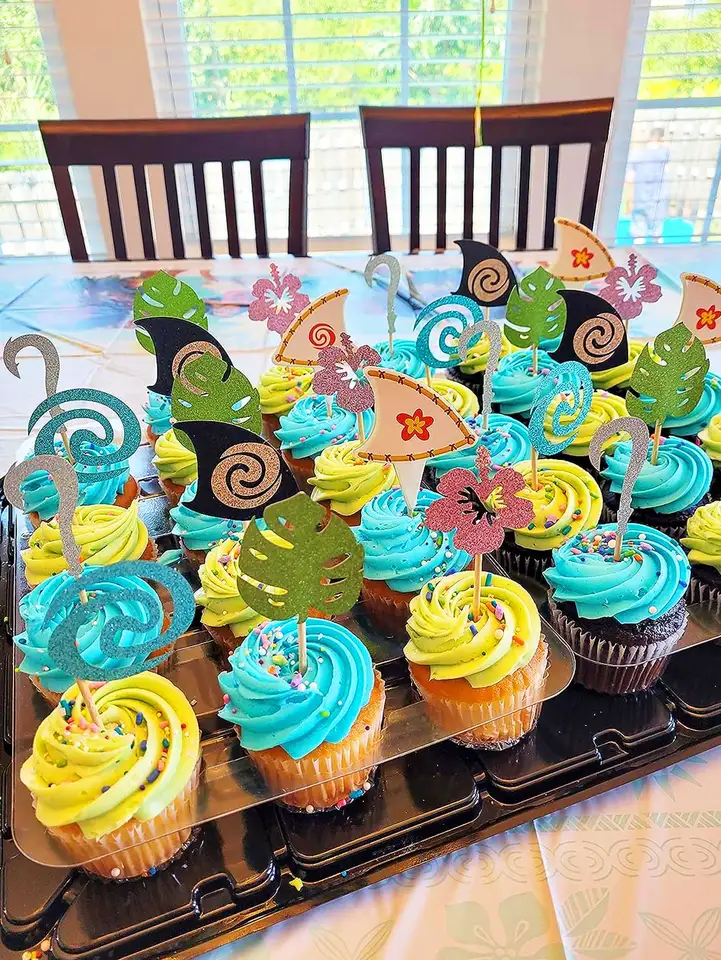 30 stuks hawaii cupcake toppers verjaardagsfeestje decoratie boot 30 stuks hawaii cupcake toppers verjaardagsfeestje decoratie boot