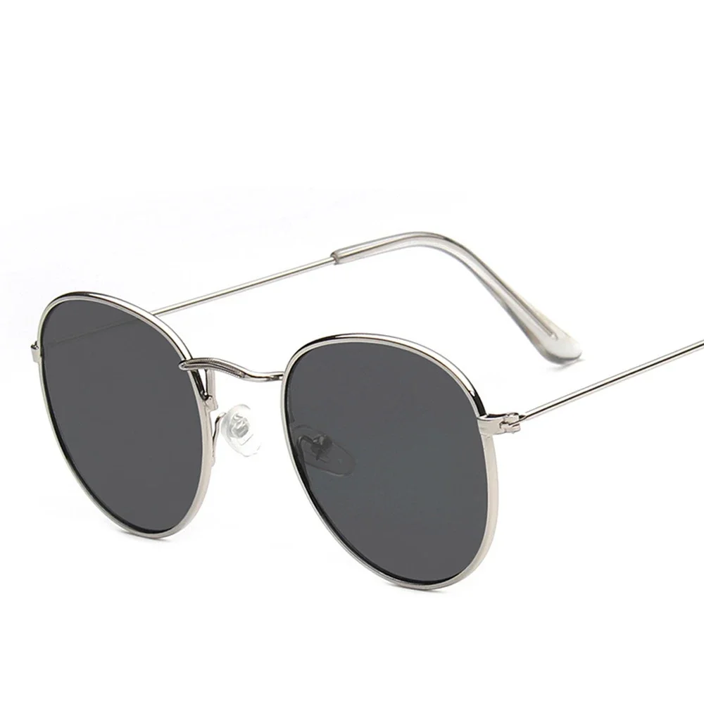 Timeless Retro Mirrored Sunglasses with Metal Frame - Unisex Outdoor Fashion Eyewear