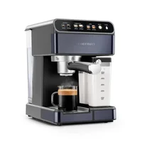Home Espresso Machine w/ Milk Frother 20 Bar Pump Touchscreen Café Quality Stainless Steel RJ54-I-SV-BLK 2