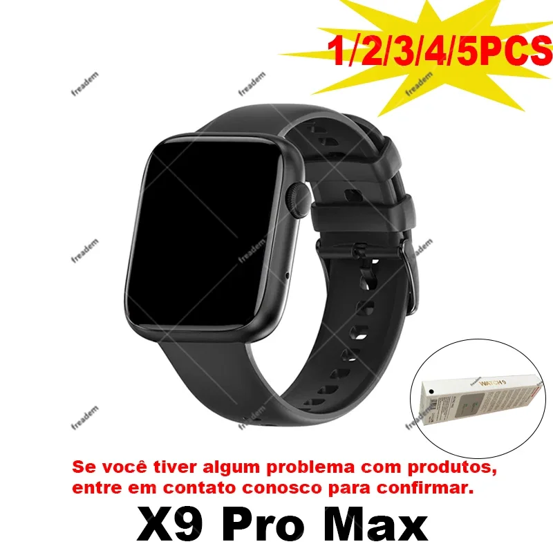 

Смарт-часы X9 Pro Max Big2.3 для мужчин и женщин, беспроводные улучшенные Смарт-часы с поддержкой Bluetooth, звонков, сообщений, напоминаний, X8 Pro Max, 45 мм