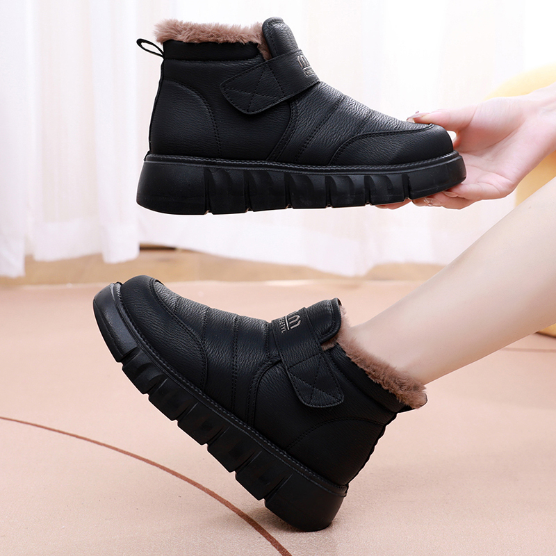 2025 Winter New Women's Fleece-lined Cotton Shoes Warm and Comfortable Casual Versatile Anti-slip Free Shipping Women's Shoes