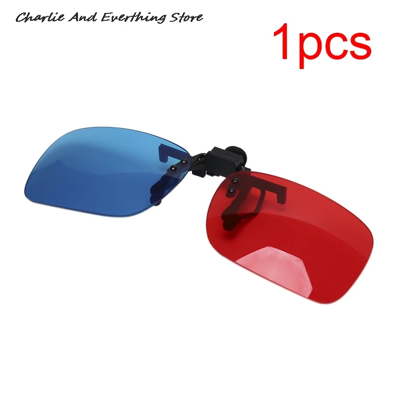 1/2PCS 3D Glasses Fits over Most Prescription Glasses for 3D Movies Gaming and TV