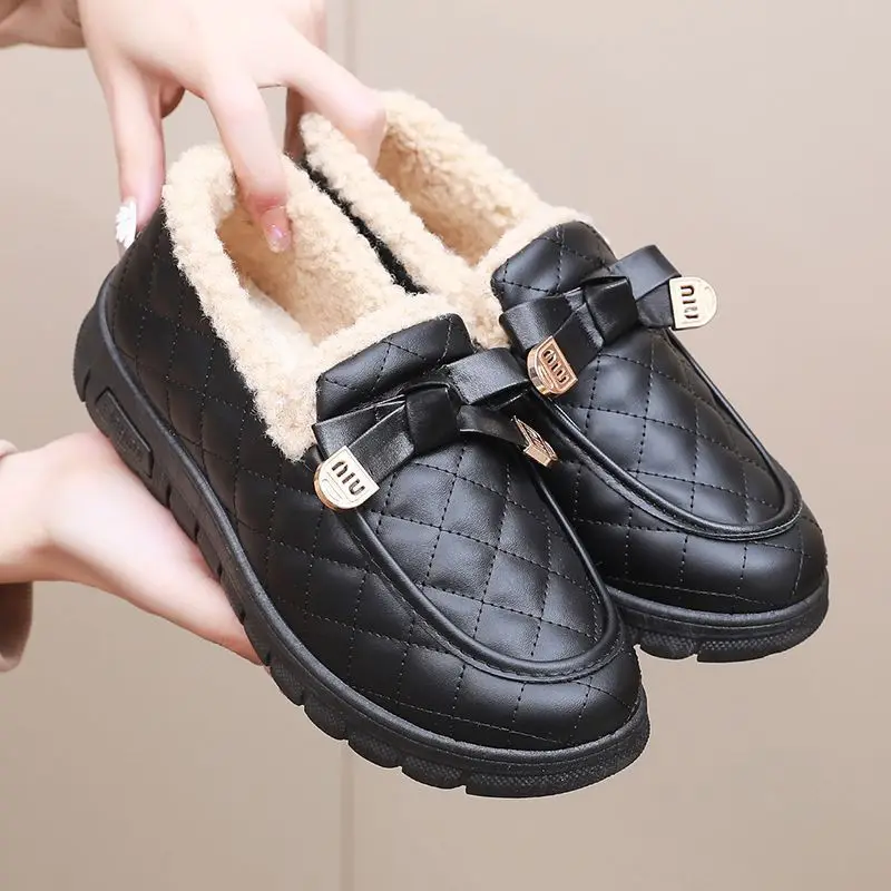 

Women Boots Lightweight Winter Shoes For Women Sneakers Fur Warm Casual Shoes Ladies Comfortable Cotton Shoes free shipping