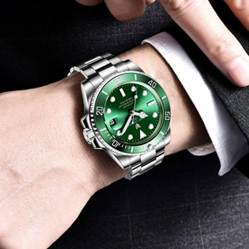 LIGE Automatic Watch for Men Top Brand Luxury Fashion Waterproof Sport Men's Mechanical WristWatches Casual Automatic Date Watch