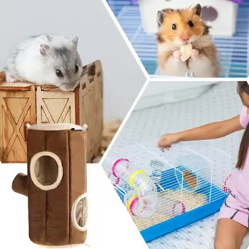 Hammock Warm Bed Small Animal Tube Cage House Small Animal Tube Cage House Hamster Warm Bed Guinea Tunnel House Double Sided 5