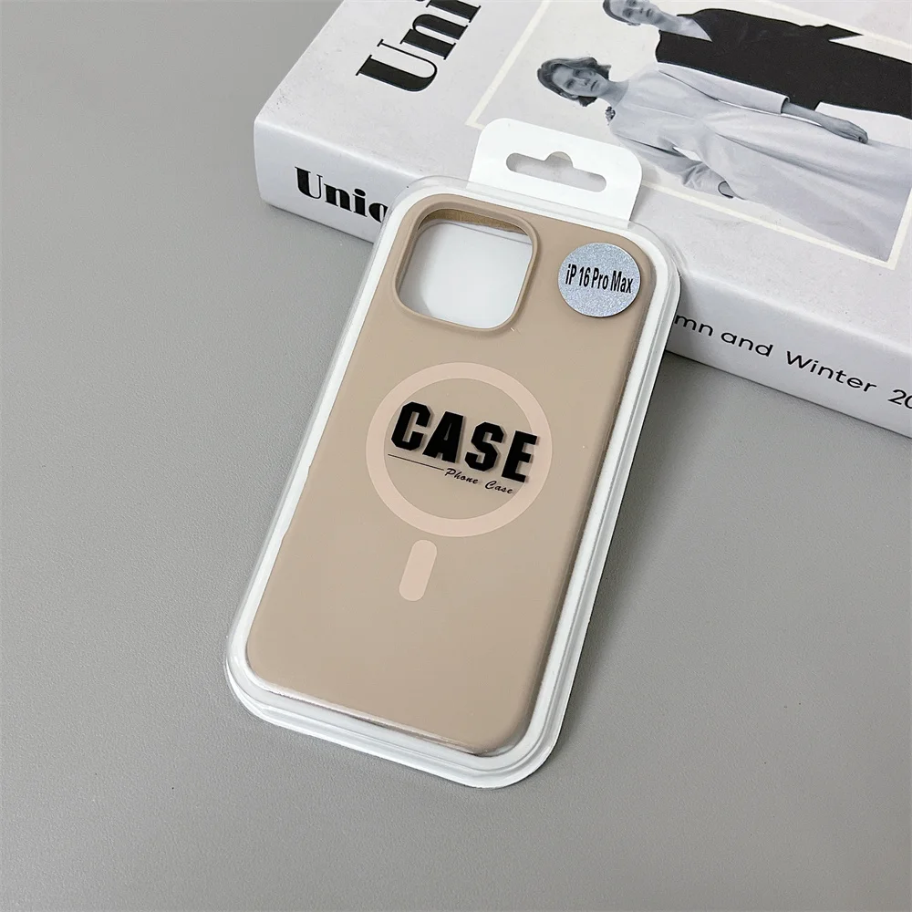 Premium Liquid Silicone Magnetic Phone Case with MagSafe Compatibility
