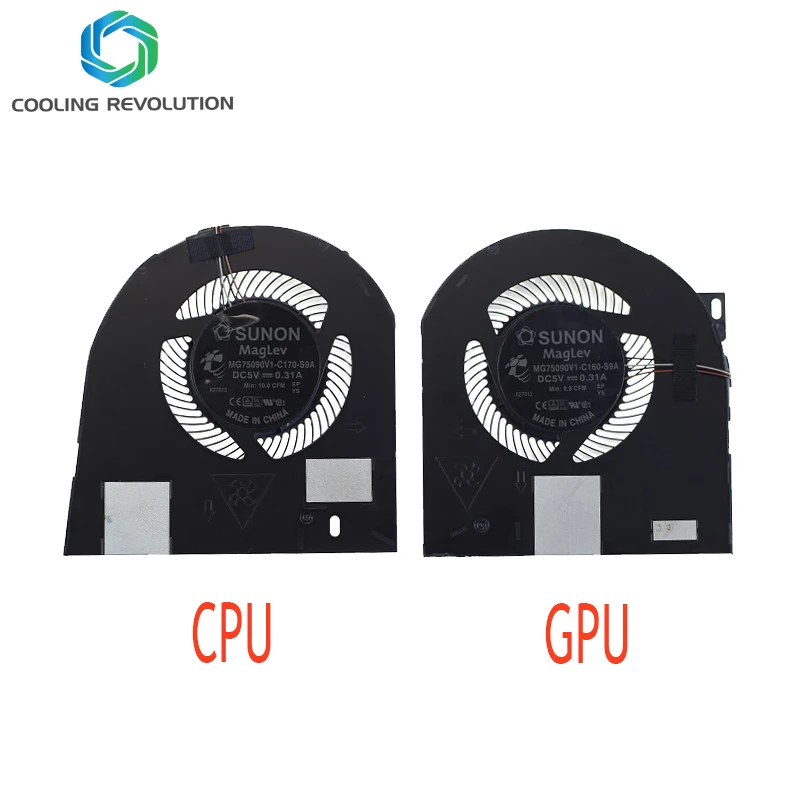 Ventilador Resfriador Gpu para Cpu de Precisão Dell de 7530 Tamanhos Novo