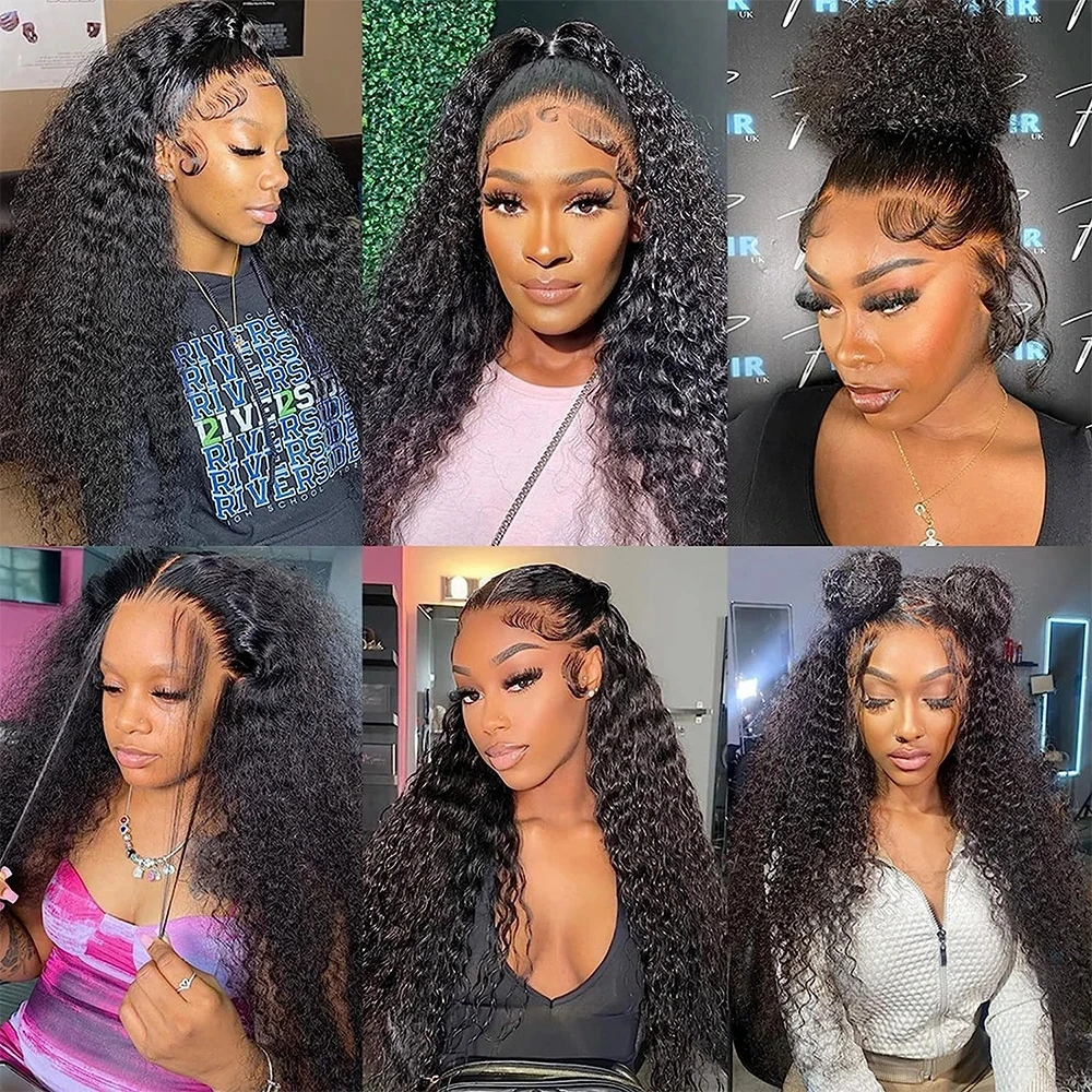 30 32 Inch Deep Wave Human Hair Bundle 100% Unprocessed Raw Virgin Hair Weave Hair 1/3/4 Pcs Bundles Extensions Curly Hair