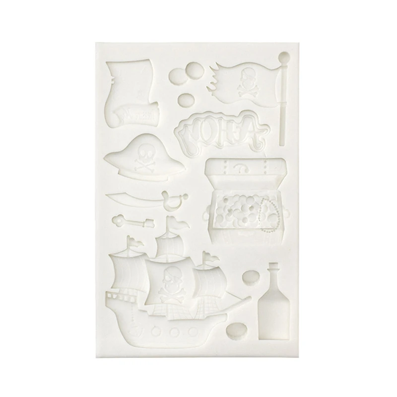 

Pirate Treasure Box Theme Molds 3D Handmade Soap Craft Kitchen Baking Fond Tools