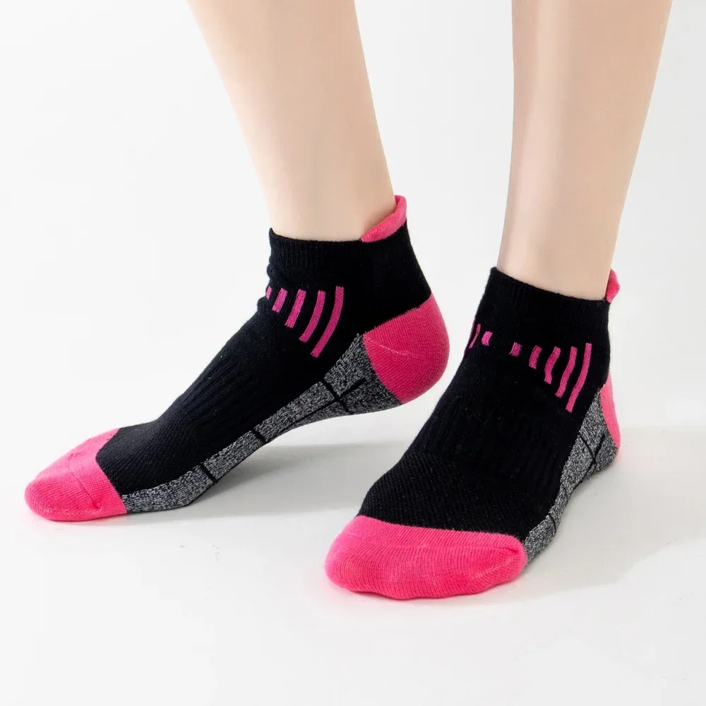 HSS 3Pairs Organic Cotton Women Socks Ankle Breathable Run Sports Sock Black Pink Casual Athletic Summer Thin Men Short Sokke Best Sellers In Accessories