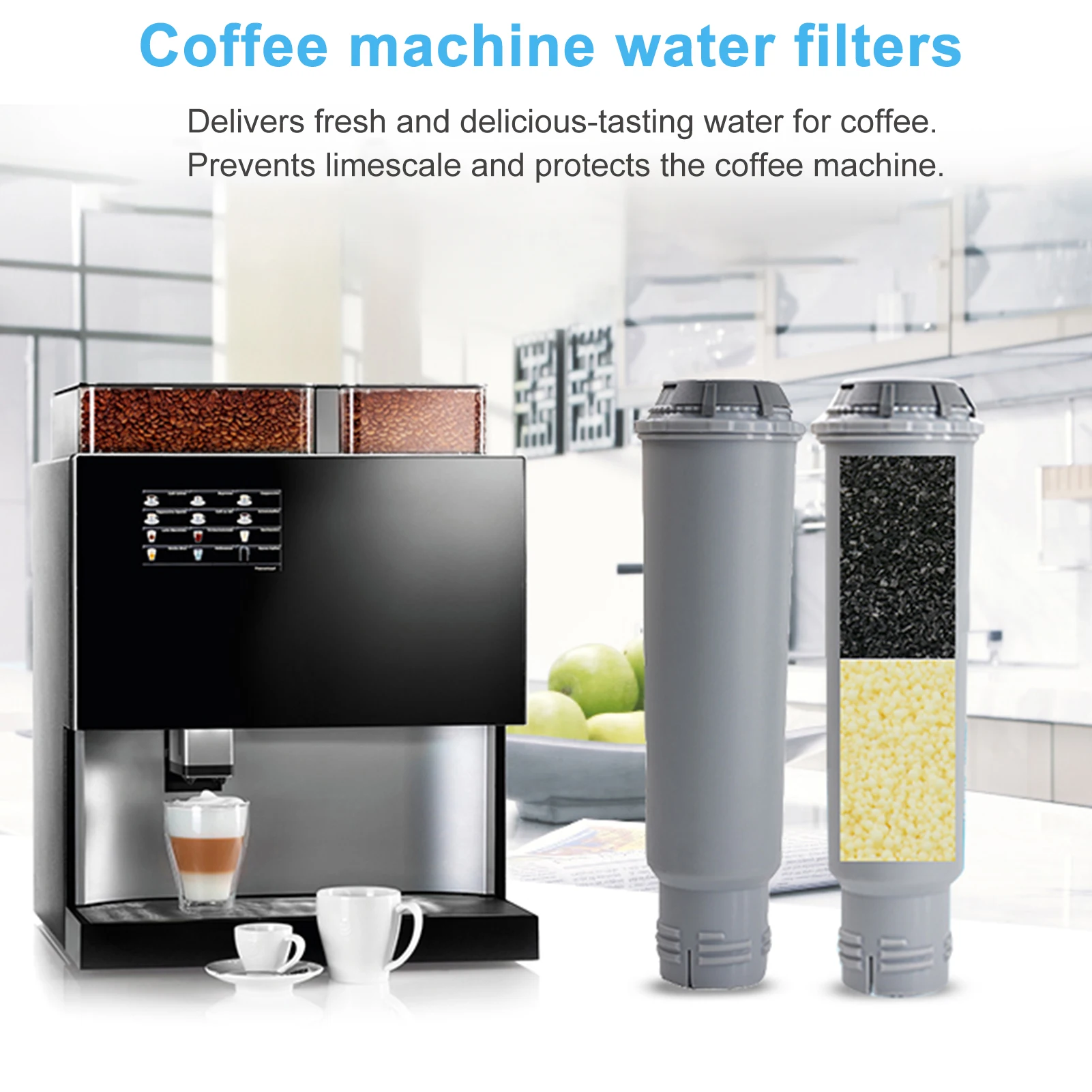 Coffee Machine Filter Element Compatible with Krups F088 Water Filtration Coffee Accessories Water Filter Replacement coffee maker water filter water filter