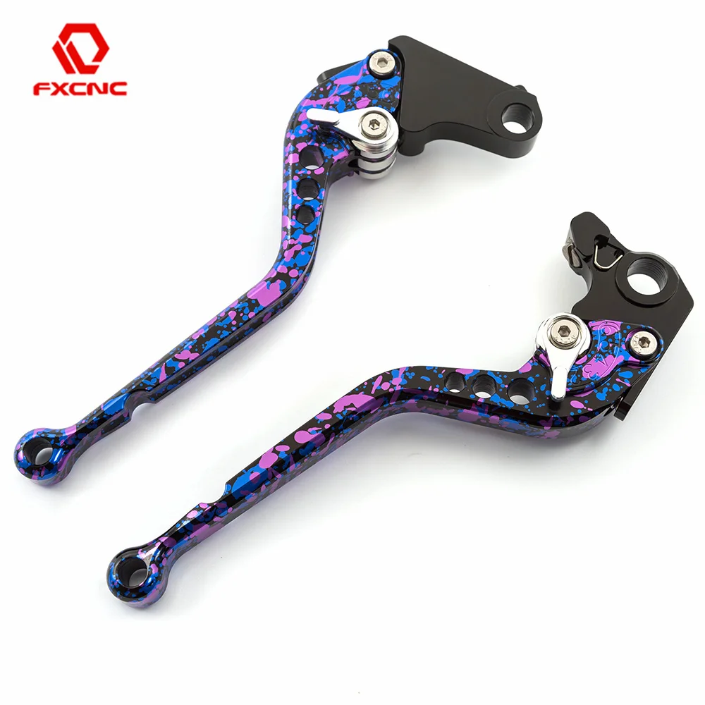 

Tie-dye Mix Color Adjustable Motorcycle Brake Clutch Lever For Suzuki GSXR GSX-R 125 150 600 750 1000 GSXR600 GSXR750 GSXR1000