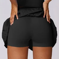 VITALINOVO Women's High Waisted Pleated Tennis Skirts with Pockets Tummy Control Casual Liner Skorts A Line Workout Golf Skirts - Image 3