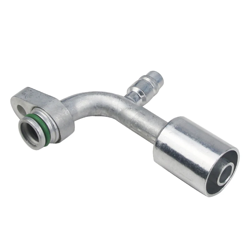 자동차 에어컨 호스 이동식 압력 플레이트 R134a 표준 배리어(두꺼운 벽) 호스용 슬리브 및 노즐이 있는 피팅