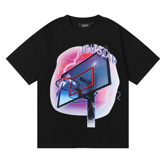 High Quality 1:1 Basketball Hoop High Definition Trapstar T Shirt