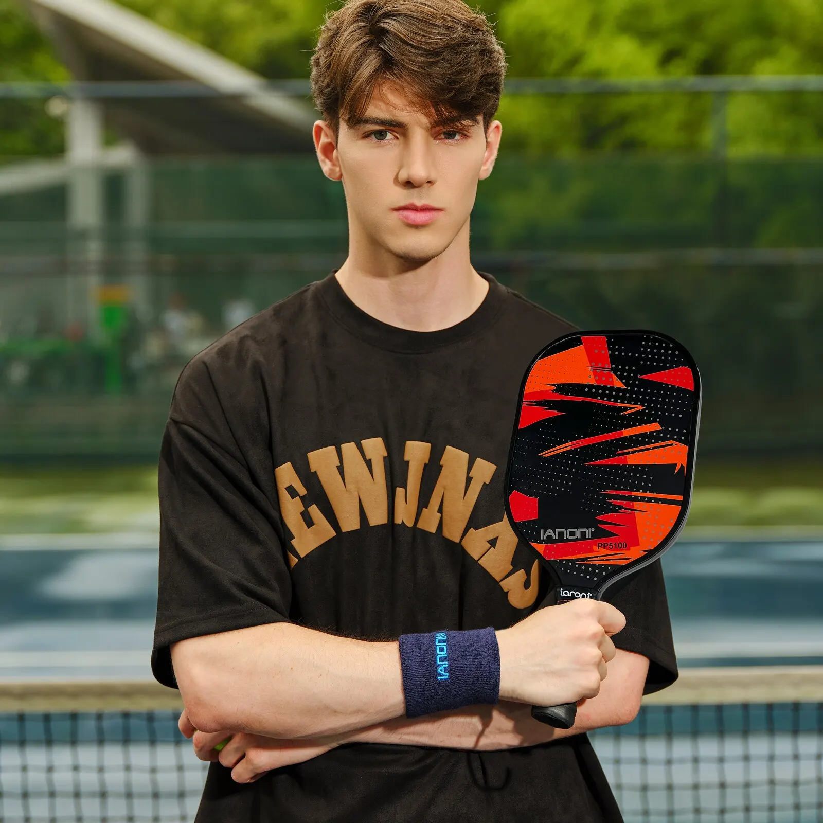 IANONI Pickleball Paddles, Fiberglass Surface Pickleball Set with 2 Rackets,4 Balls,1 Portable Car pickleball paddles set