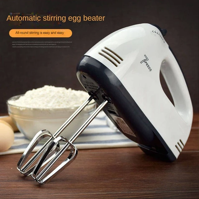 1pc Egg Beater, Handheld Whipping Machine, Stainless Steel Egg Whisk For  Whipping Cream, Egg White, Coffee, And Milk, Electric Egg Beater,  Multifuncti