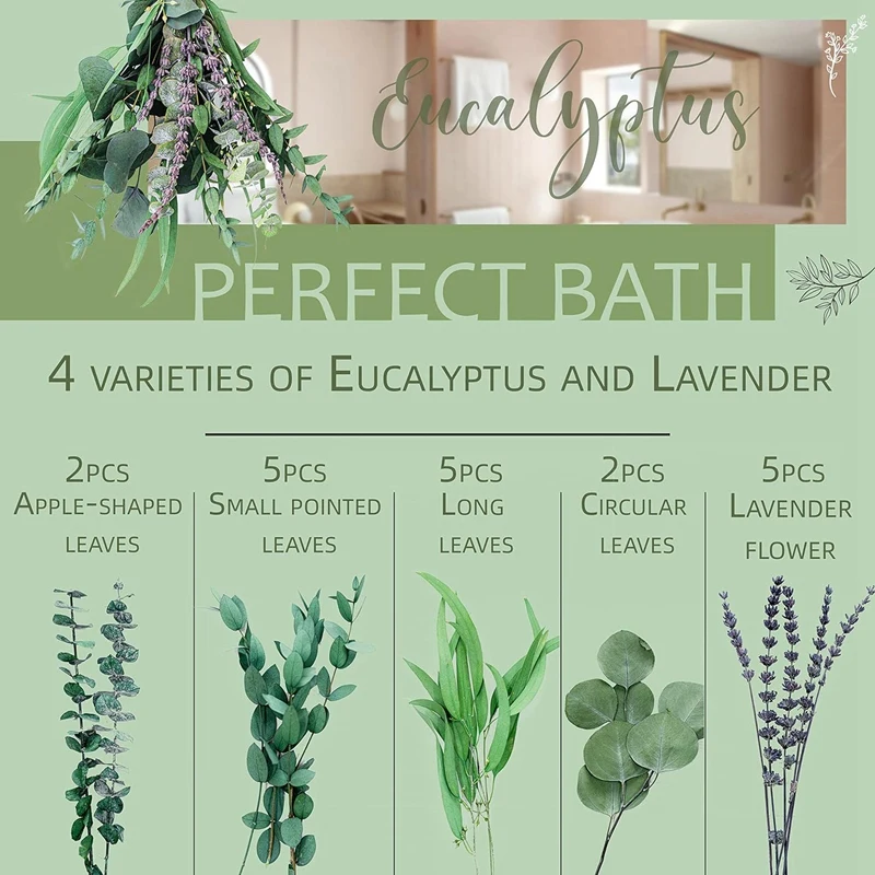 Eucalyptus And Lavender Luxurious Shower Decor Bouquet Perfect For Shower Decor And Home Ambiance Natural Real Durable