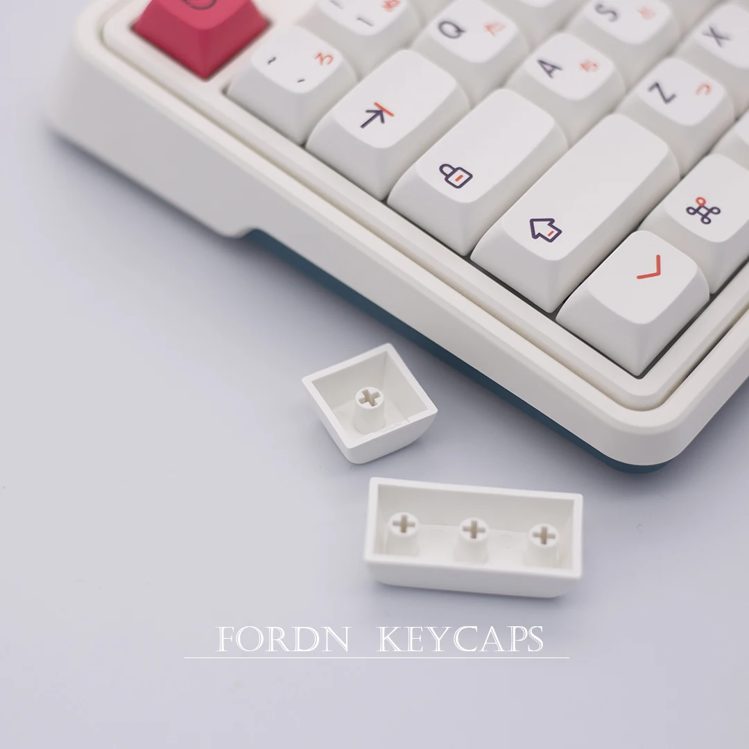 Fendai-keycaps Personalizados para Teclado Mecânico Xda Profile Pbt Keycaps Keycaps Bonitos Japoneses 118 Teclas - Imagem 5