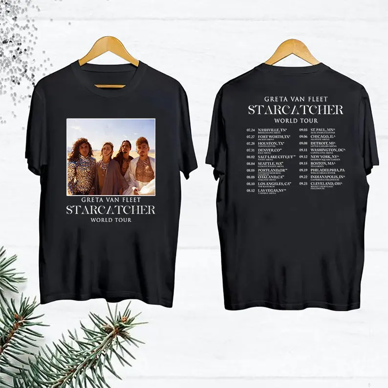 Greta Van Fleet Starcatcher World Tour T Shirt 2023 Fan Vintage