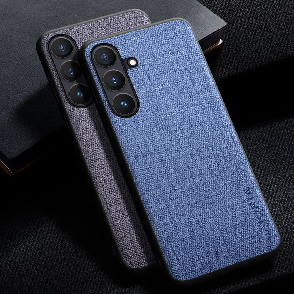 Premium Cloth Texture Simple Design Phone Case Cover