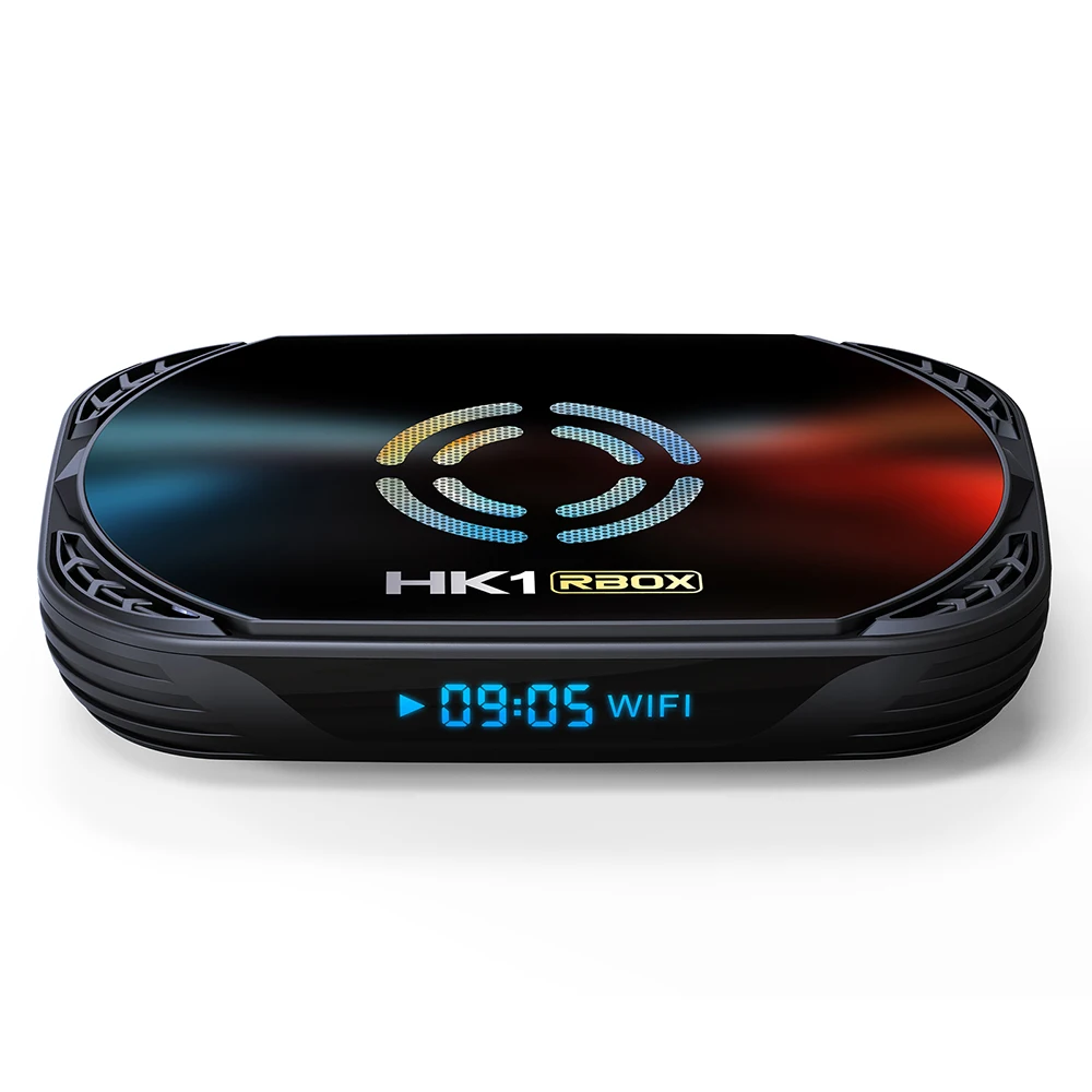 Box TV Android 14.0 HK1 RBOX X50 - Wi-Fi 6, 4K/8K, 4 Go RAM + 128 Go ROM - Processeur Quad-Core S905A/X5M, Bluetooth 5.0