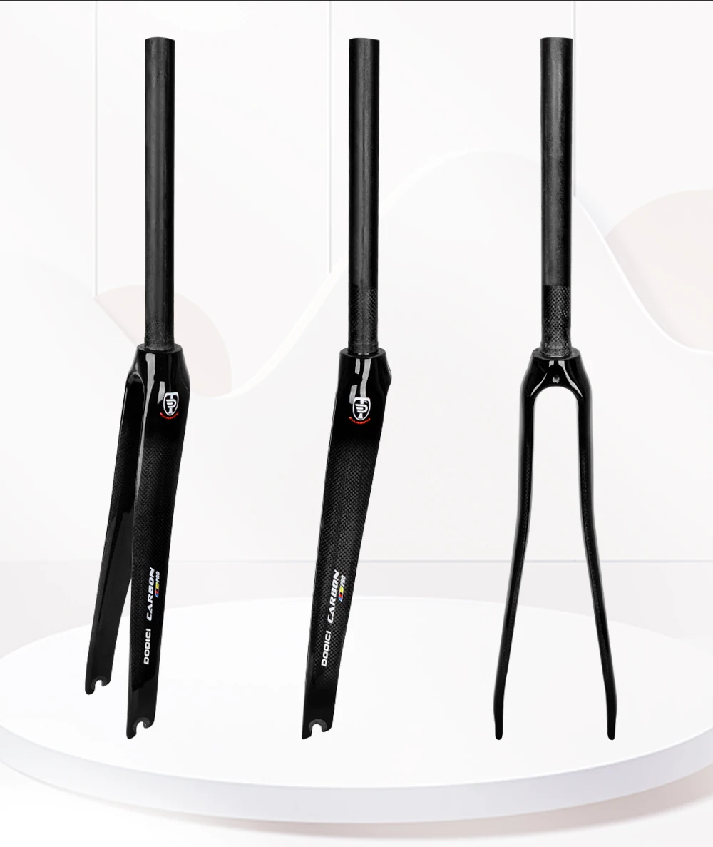 Description Picture 4 of itemDODICI Carbon Fiber Road Bike Front Fork C Shape Brake 700C Race Riding Carbon Front Fork Bike Fixed Gear Ultralight Fork