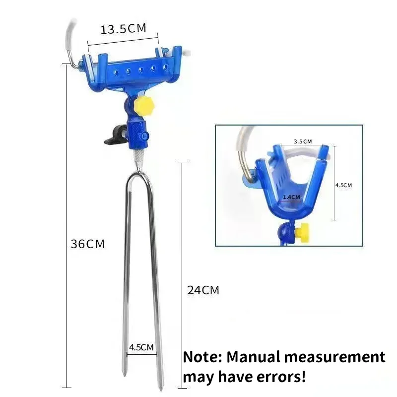 Fishing Rod Ground Insertion Bracket with Rod Drop Lock and Lift Unlock fishing rod bracket fishing rod support fishing rod rest fishing rod holder 1pc