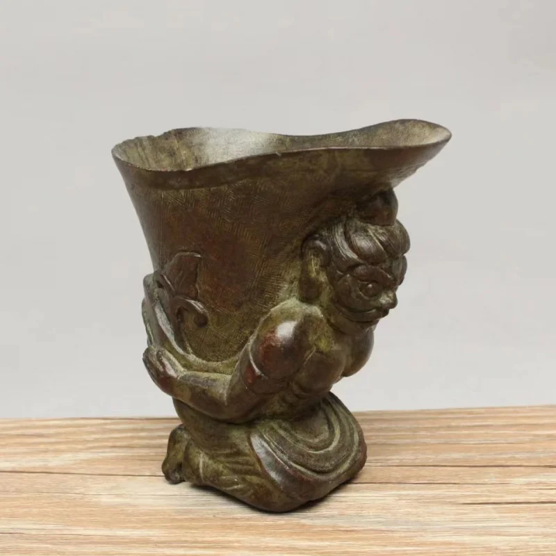 

Antique Miscellaneous Antique Antique Copper Antique Wine Glass Decoration Home Decorative Small Ornaments Rural Old Objects