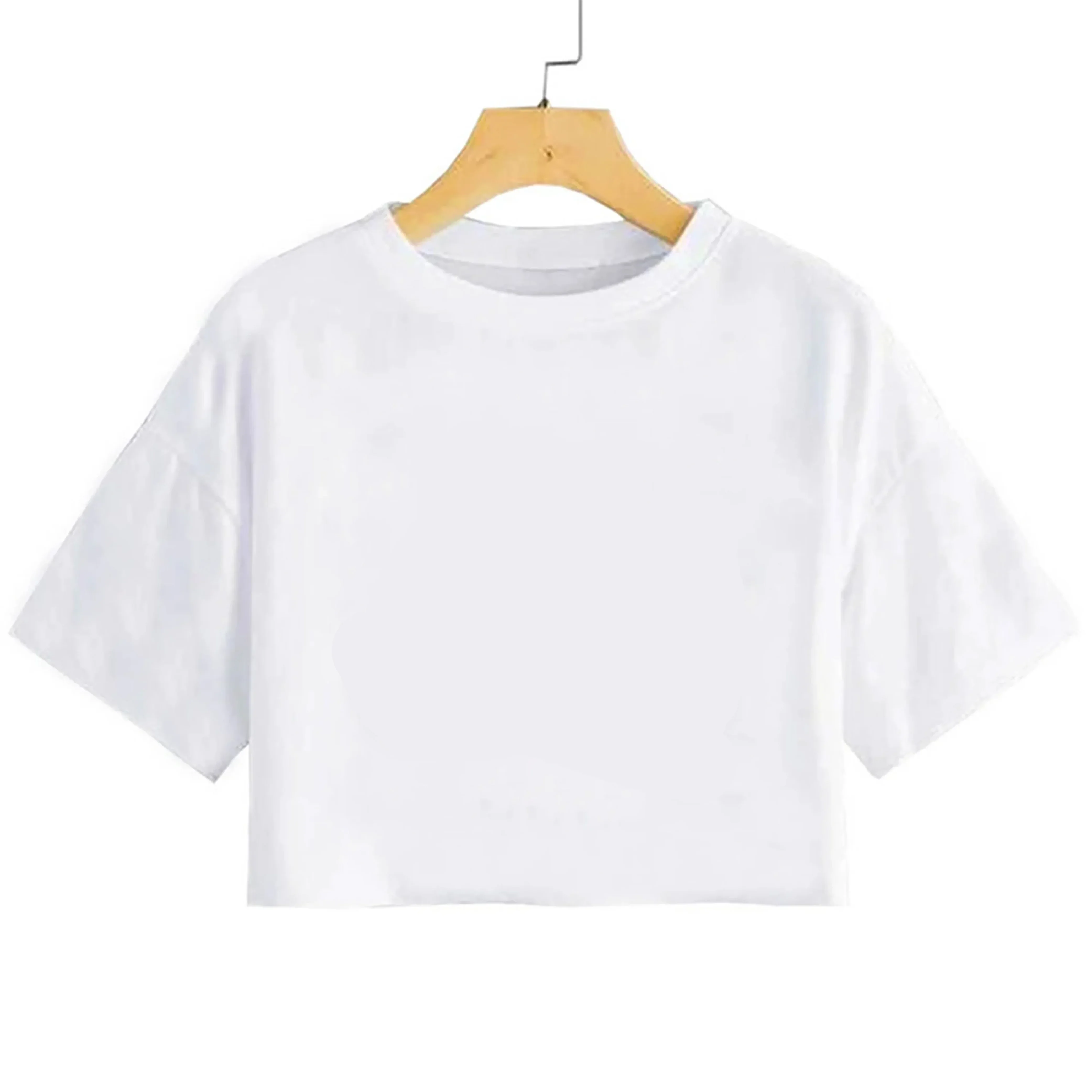 ملابس علوية قصيرة بسيطة بطباعة عنكبوت أحمر للنساء ، تي شيرتات بقصة ضيقة ، مريحة ، ناعمة ، عالية المرونة ، ملابس نسائية ، موضة الشارع ، الصيف