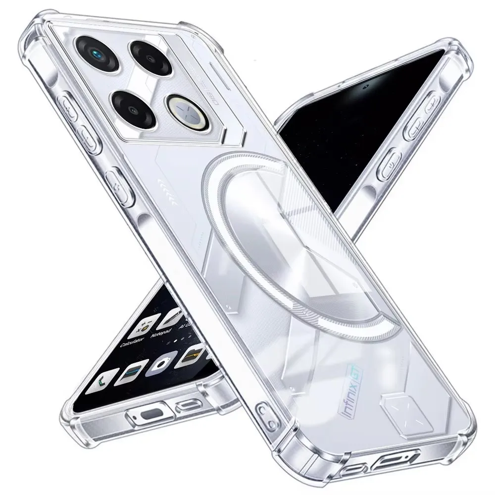 Luxury Clear Shockproof Phone Case with Soft Transparent Back Cover