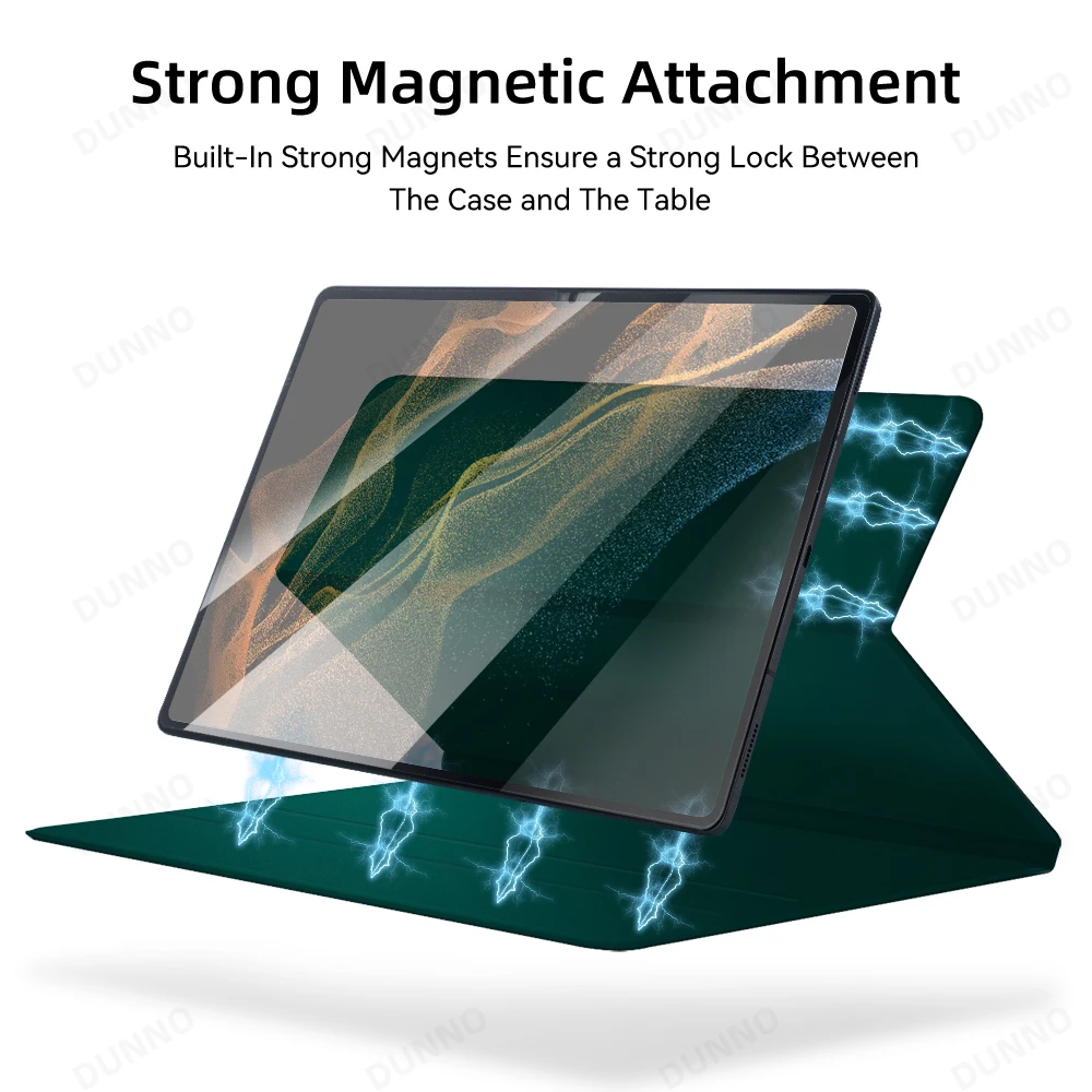 Capa para Tablet Magnética com Suporte para Lápis Embutido Capa para Samsung Galaxy Tab s6 Lite s7 s8 s9 s7 fe s7 Plus s8 s9 Ultra - Imagem 3