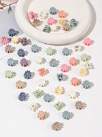 50Pcs Flower Hair Clips Multi color Mini Cute Hair Styling Accessories for Girls and Women Birthday Gifts,10 Colors at Least - Image 3
